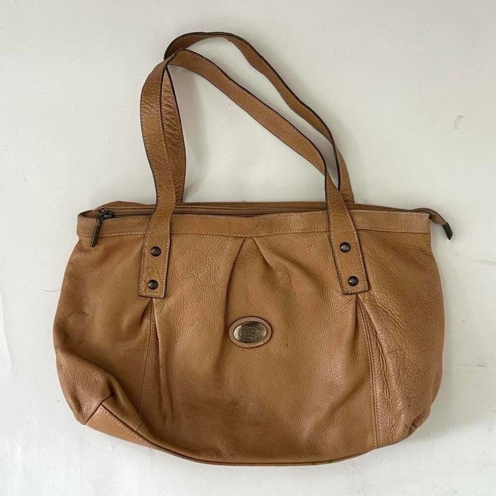 Y2k italian tan leather large